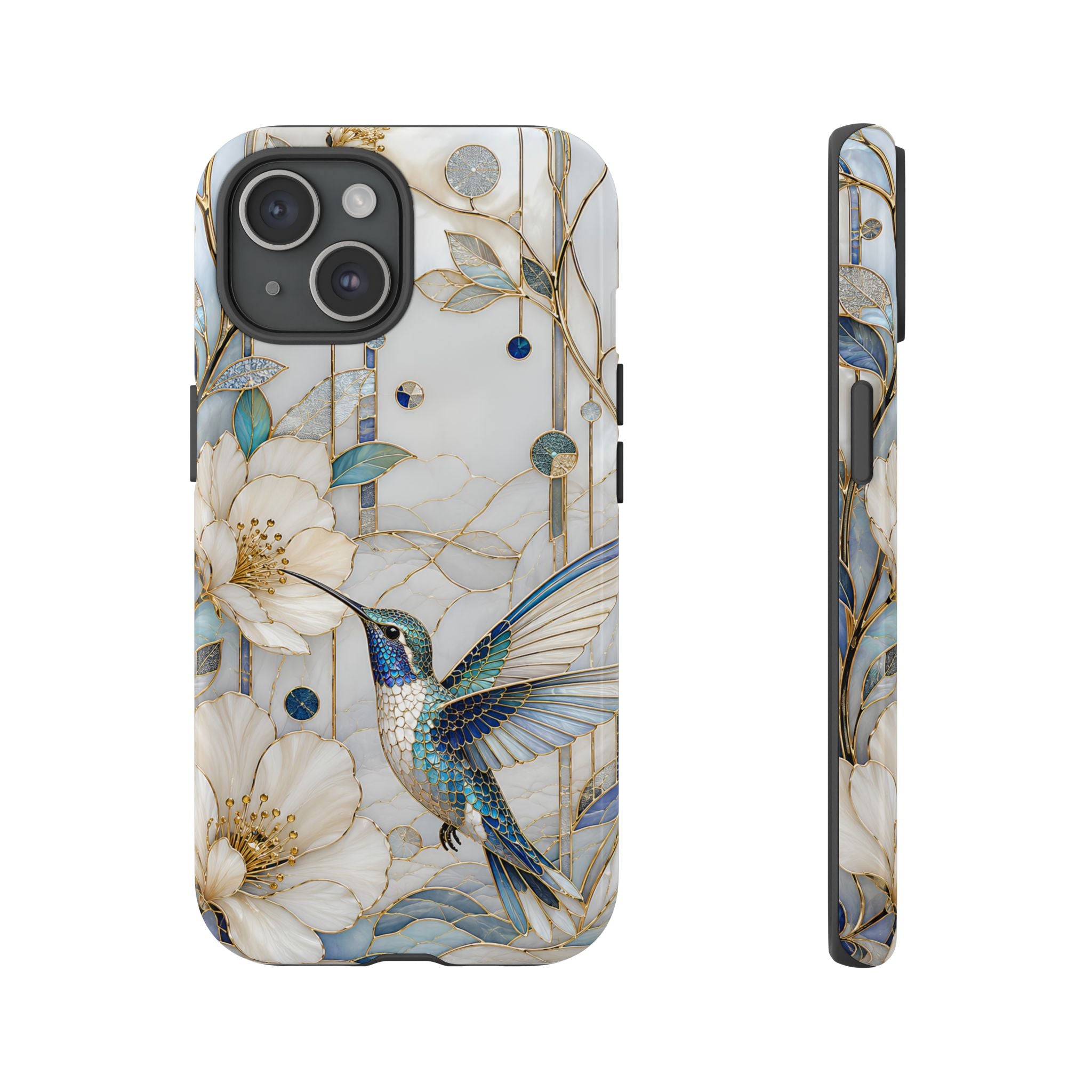 Hummingbird Magnolia iPhone Case | Floral Bird iPhone Case