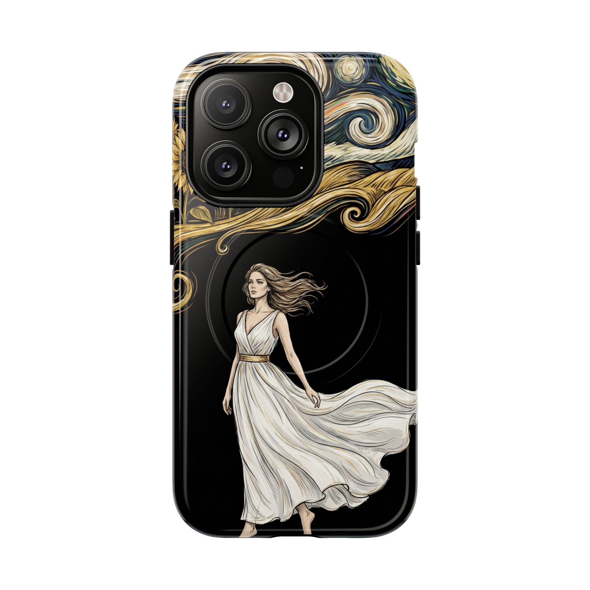 Grecian Muse MagSafe iPhone Case | Artistic Goddess Protective Case