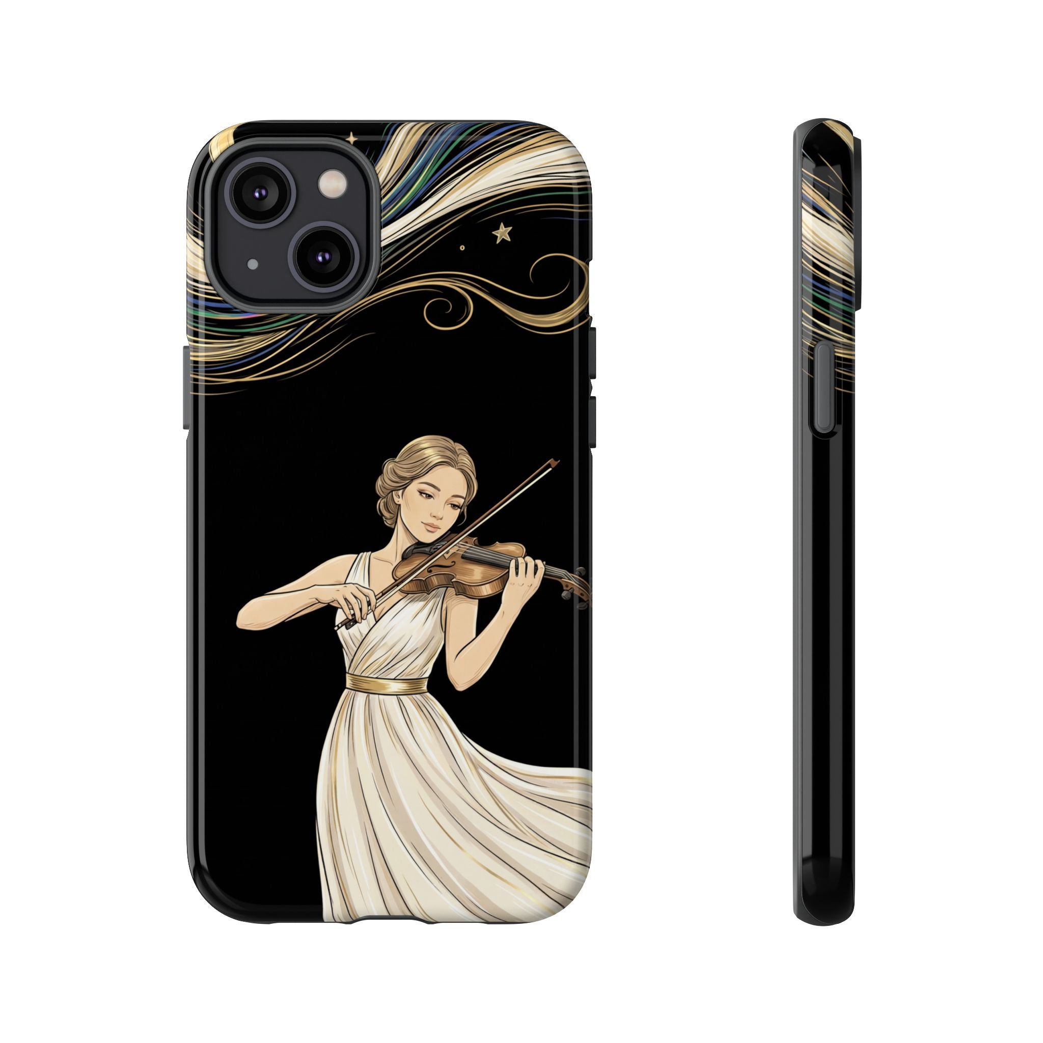 Violinist iPhone Case | Elegant Classical Musicist Design