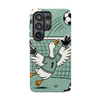 Goalkeeper Goose Samsung Galaxy Phone Case | Funny Soccer Bird Cover