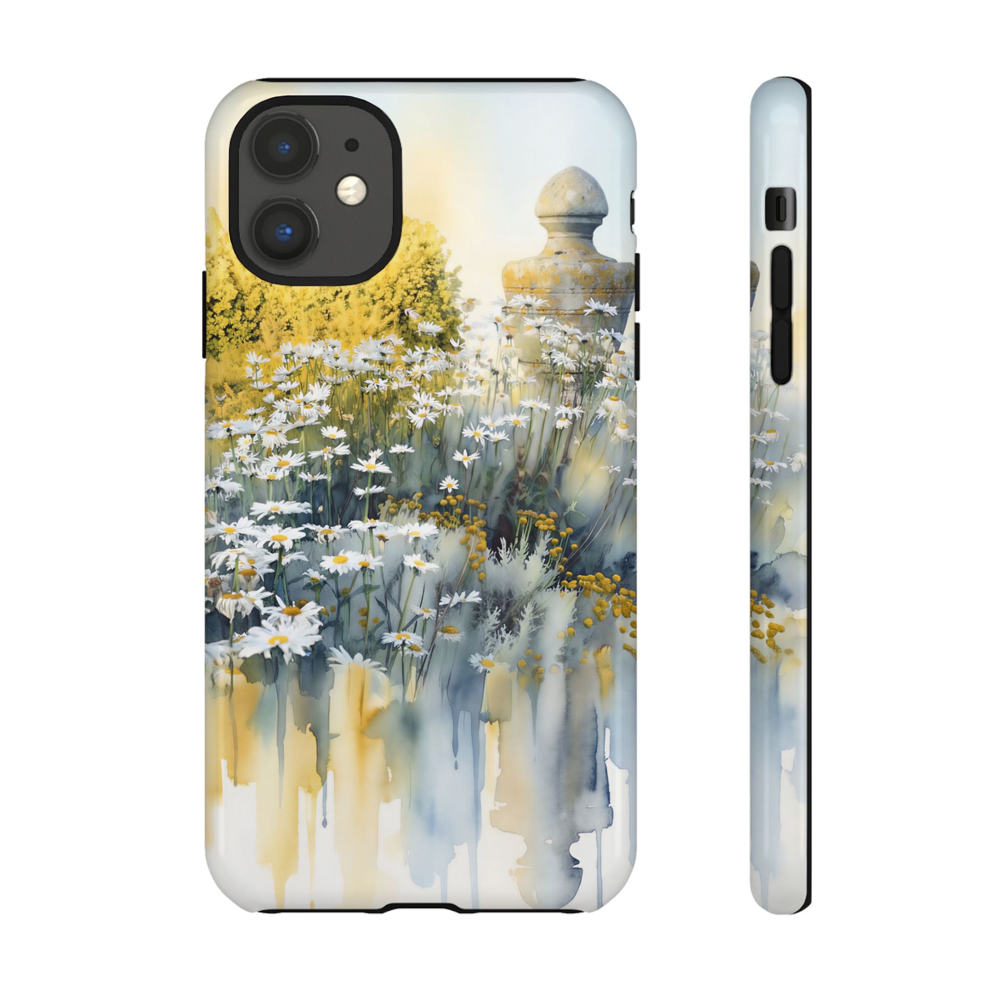Watercolor Floral Daisy Garden iPhone Case