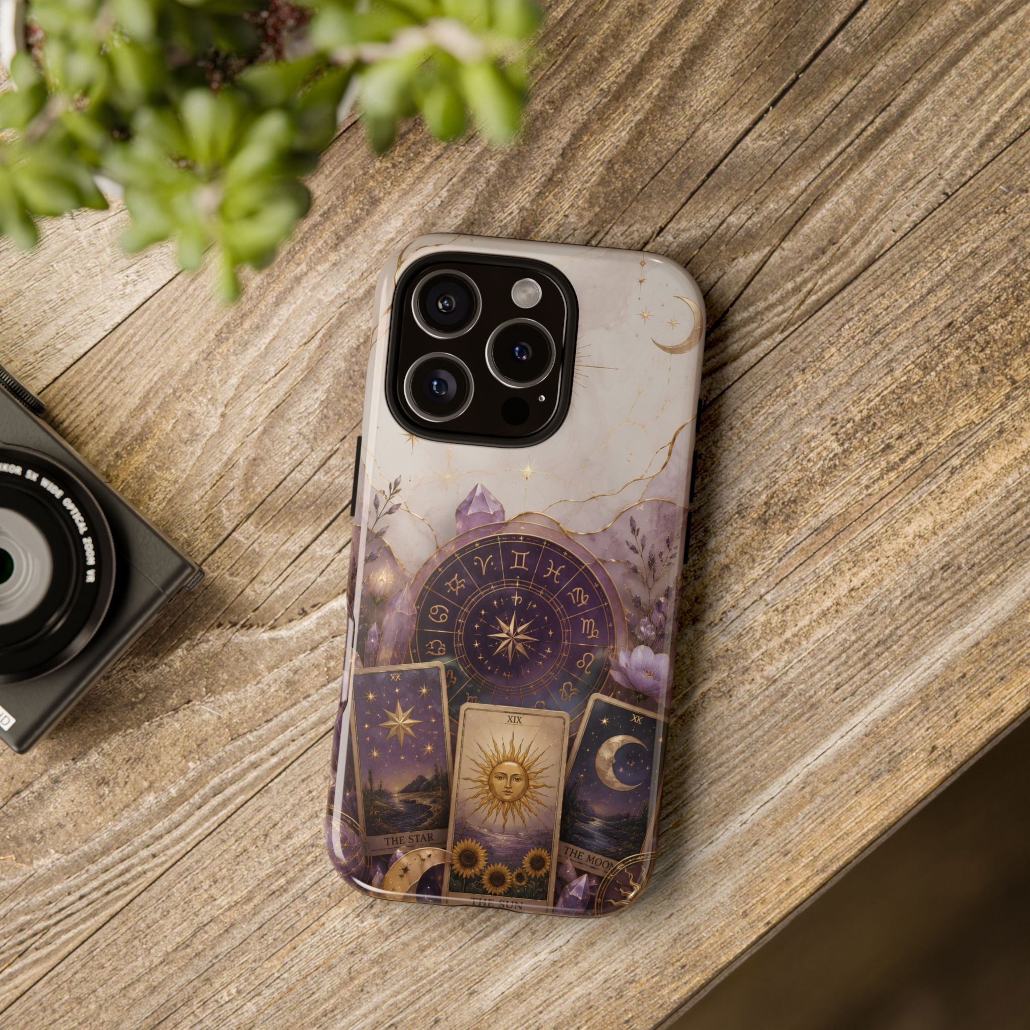 Tarot iPhone Case | Celestial Crystal Astrology iPhone Case