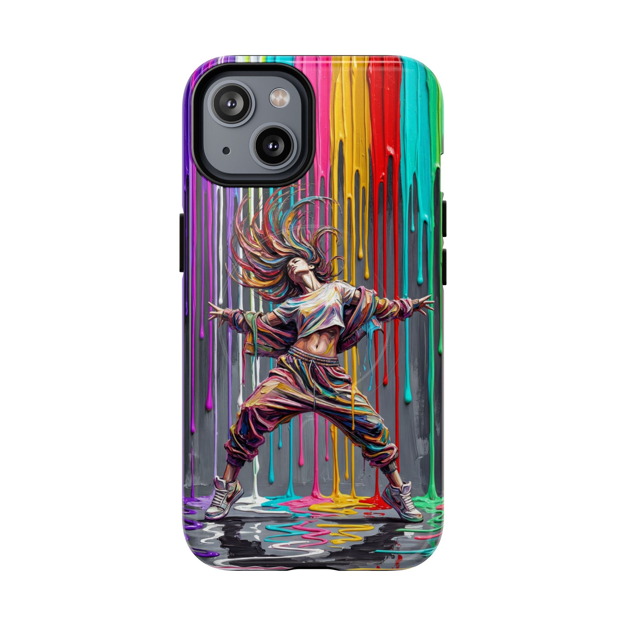 MagSafe iPhone Case | Colorful Street Dance Drip Design