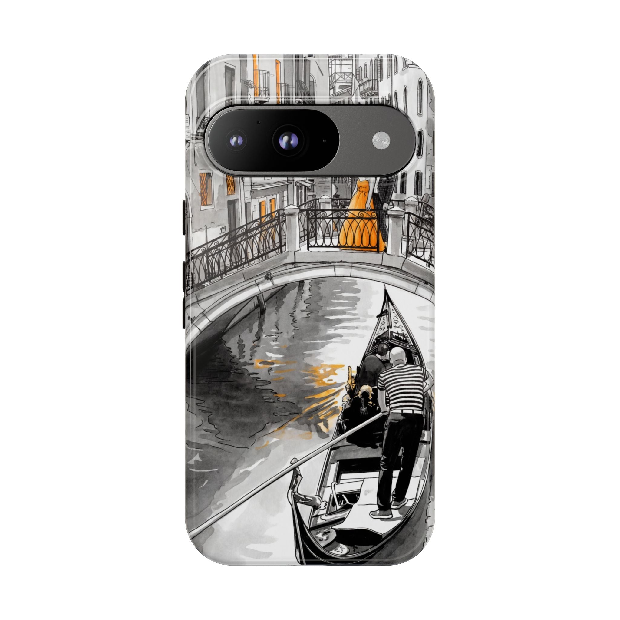 Venice Gondola Google Pixel Case | Romantic Canal Scene Protective Case