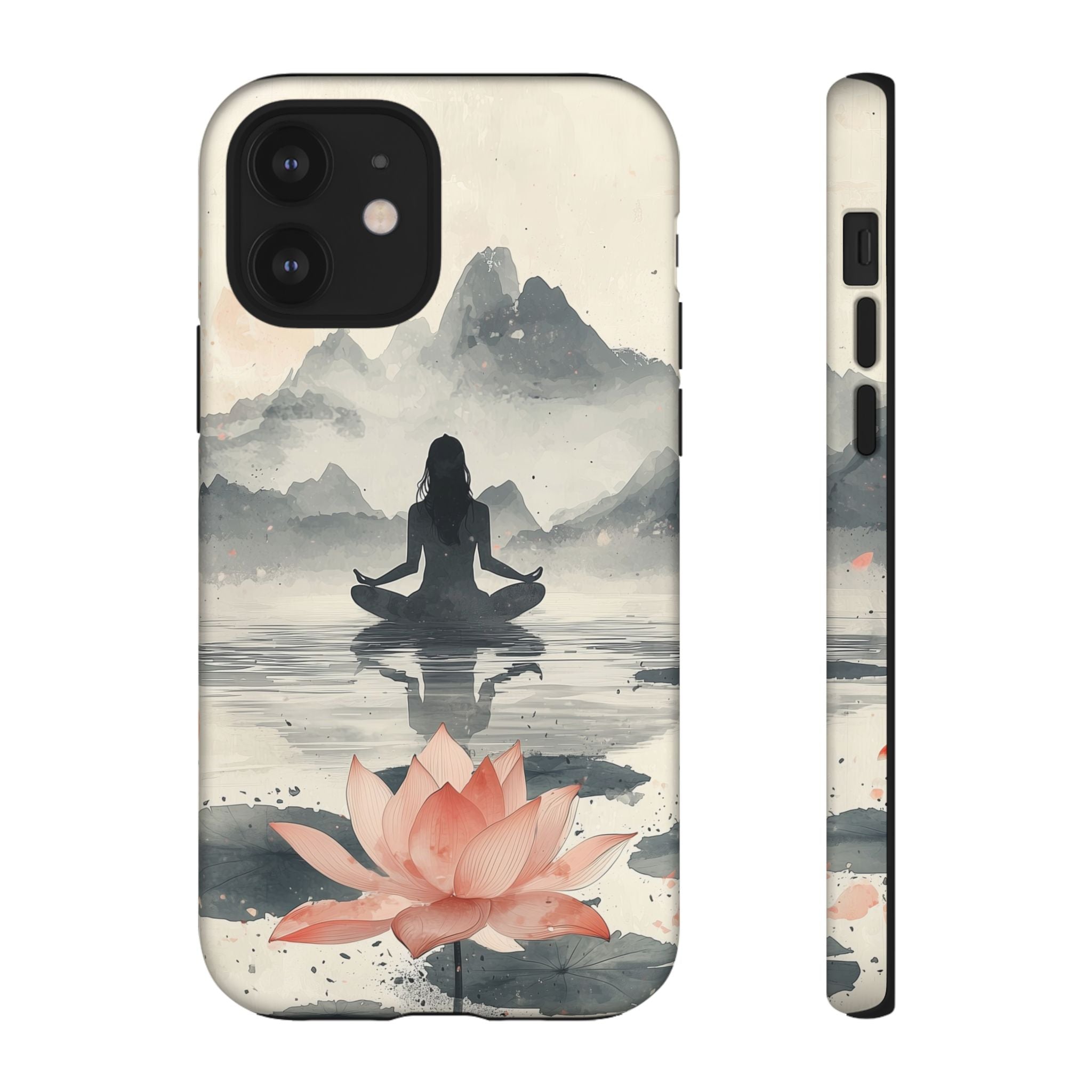 Zen Yoga Meditation Lotus iPhone Case
