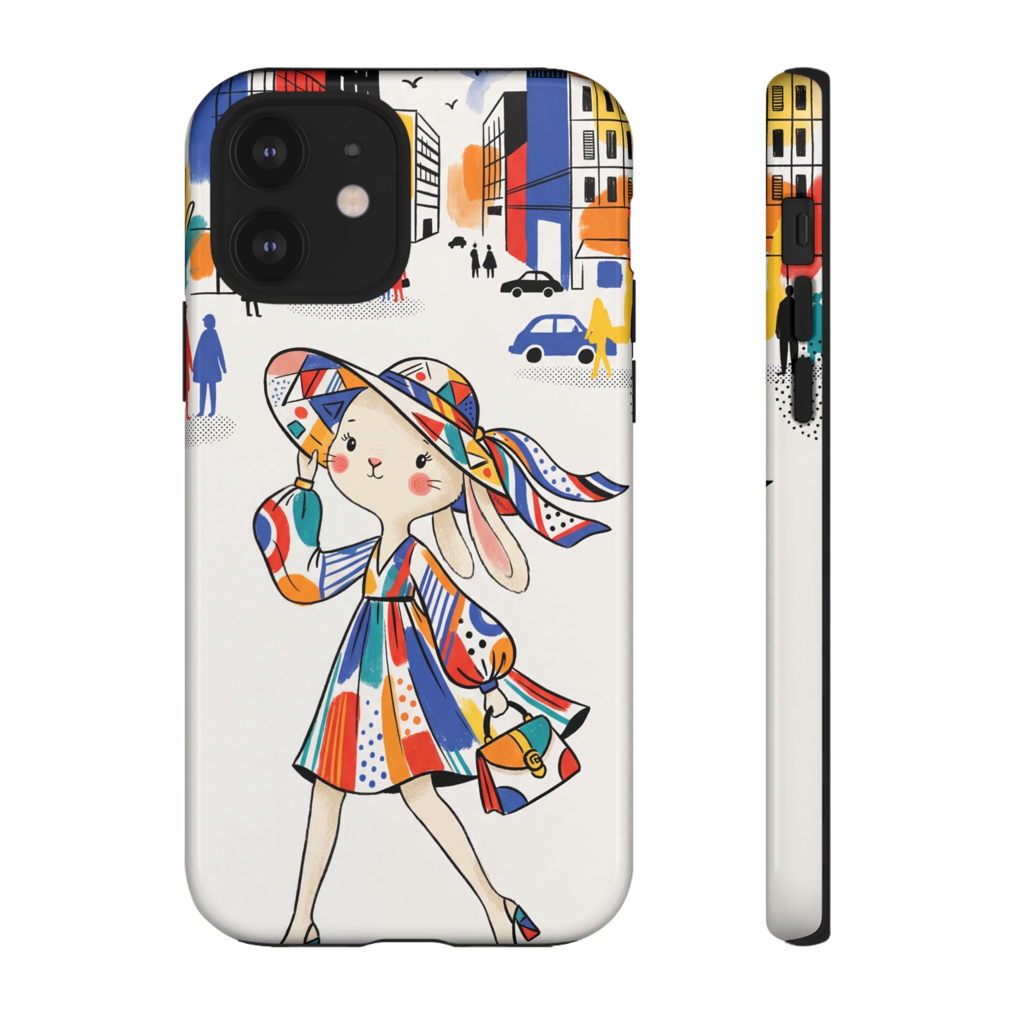 Chic Bunny City iPhone Case