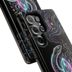 Neon Occult Mystic Snake Crystal Samsung Galaxy Phone Case