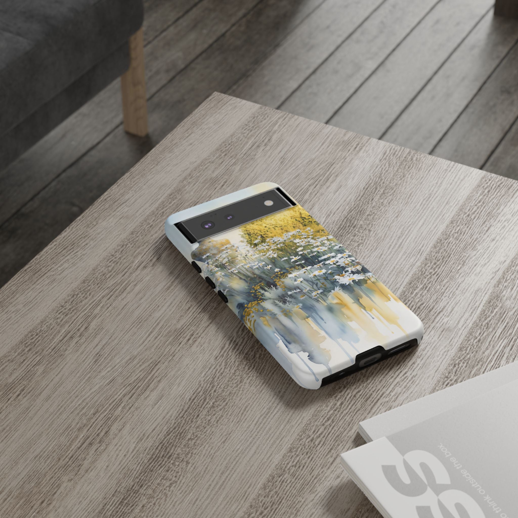 Watercolor Floral Daisy Garden Google Pixel Phone Case