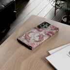 Koi Lotus Tough Case — Pink Floral Fish Samsung Galaxy Phone Cover