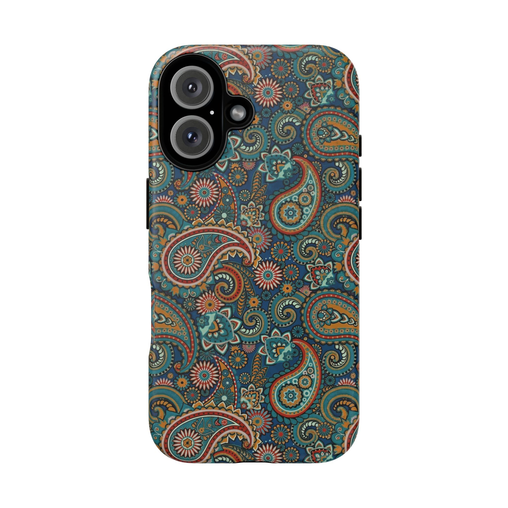 Batik Vibrant Paisley Protective Tough iPhone Case