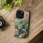 Koi Fish iPhone Case | Lotus Pond Art Cover