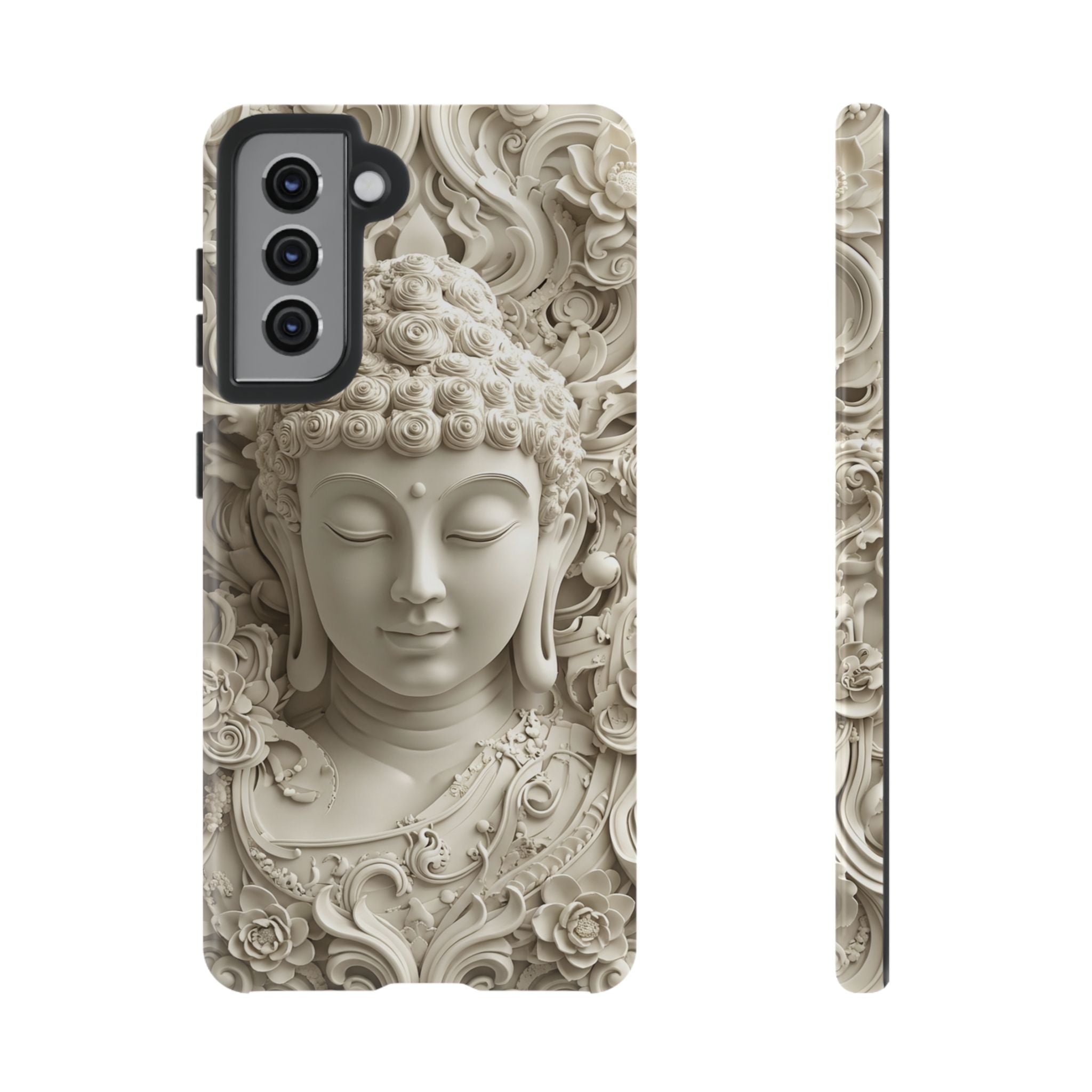 Buddha Relief Samsung Galaxy Case — Serene Zen Protective Phone Cover