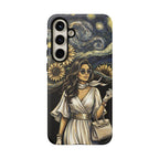 Van Gogh Night Sunflowers Samsung Galaxy Phone Case | Chic Woman Art