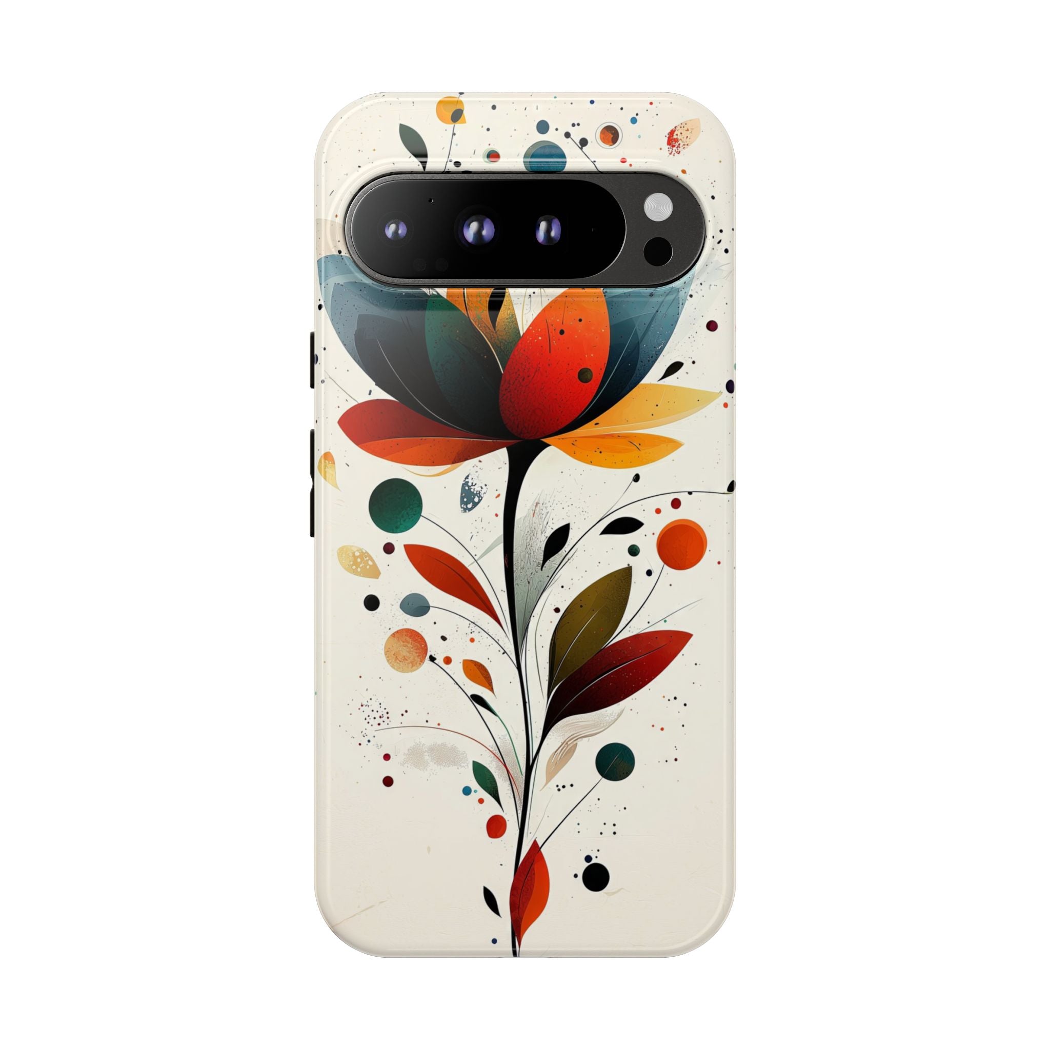 Floral Abstract Google Pixel Case | Colourful Botanical Art