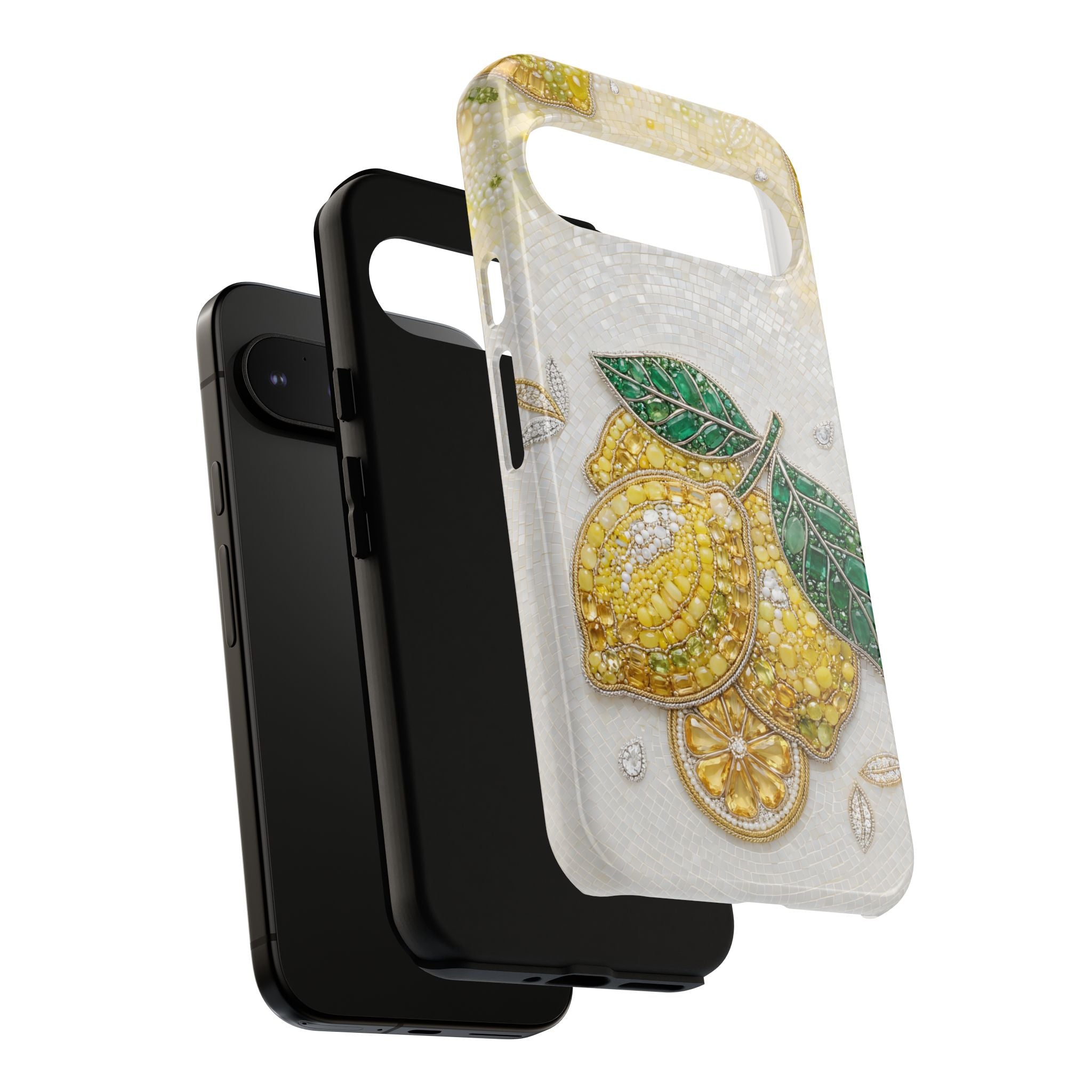 Luxe Lemon Jewel Google Pixel Phone Case