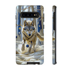 Wolf in Snow Samsung Galaxy Case — Rugged Wildlife