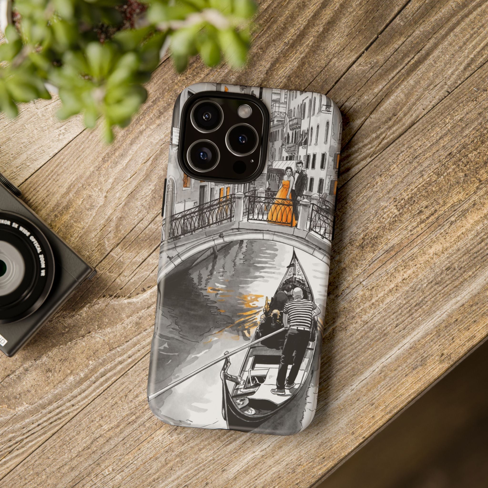 Venice Gondola iPhone Case | Romantic Canal Scene Protective Case