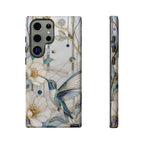 Hummingbird Magnolia Samsung Galaxy Phone Case | Floral Bird iPhone Case