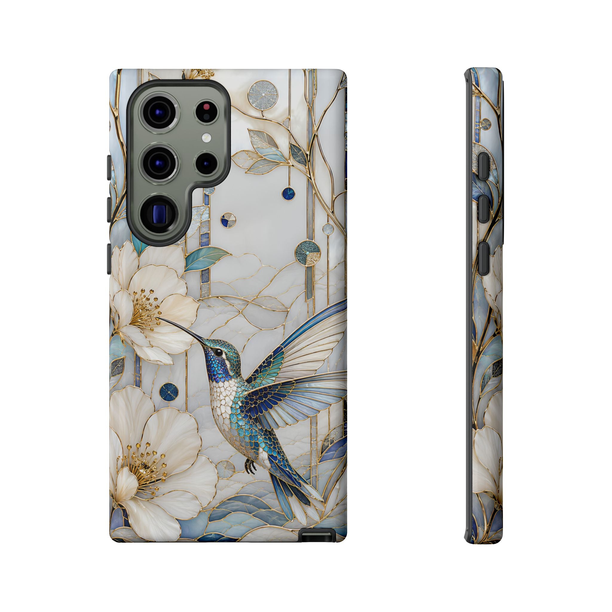 Hummingbird Magnolia Samsung Galaxy Phone Case | Floral Bird iPhone Case
