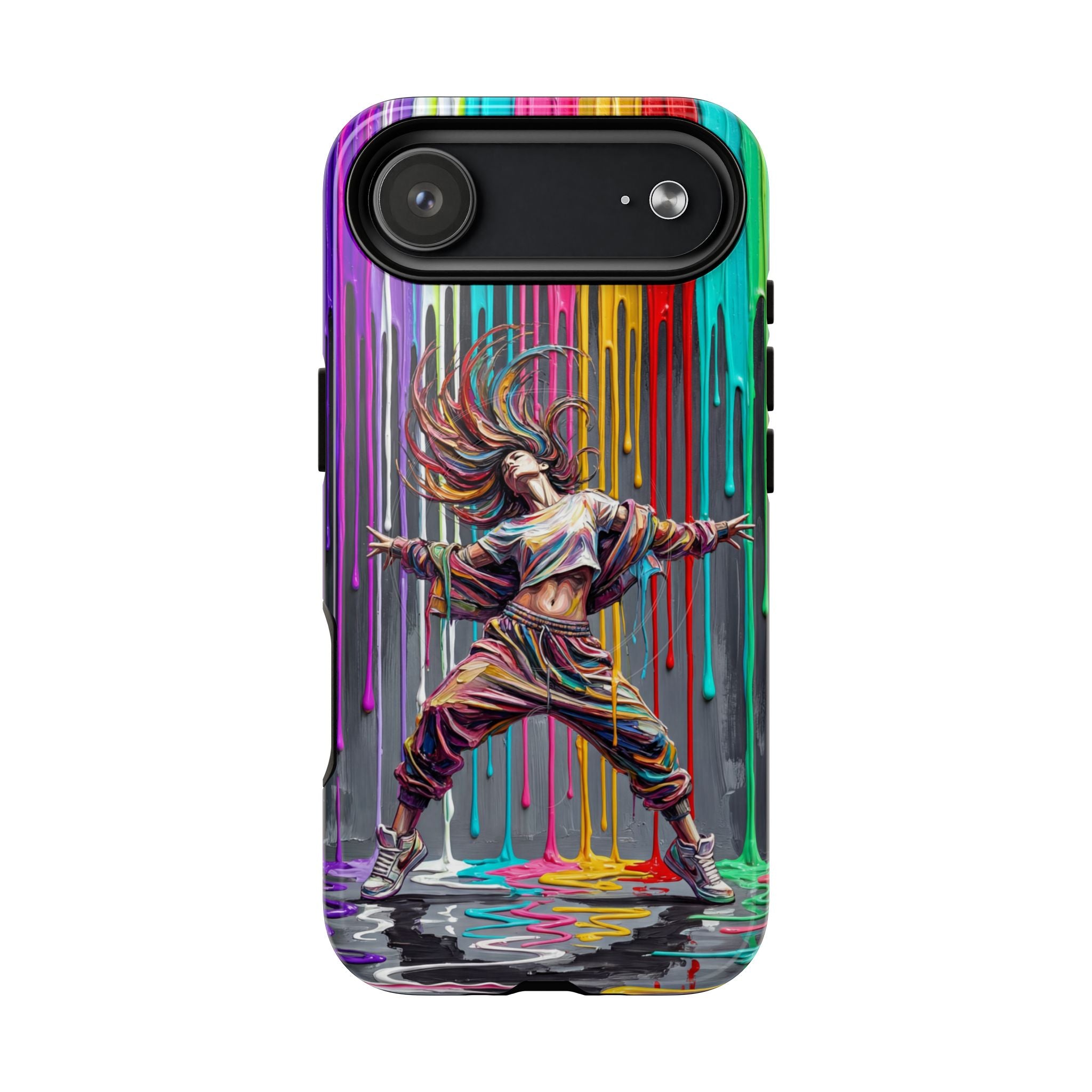 MagSafe iPhone Case | Colorful Street Dance Drip Design