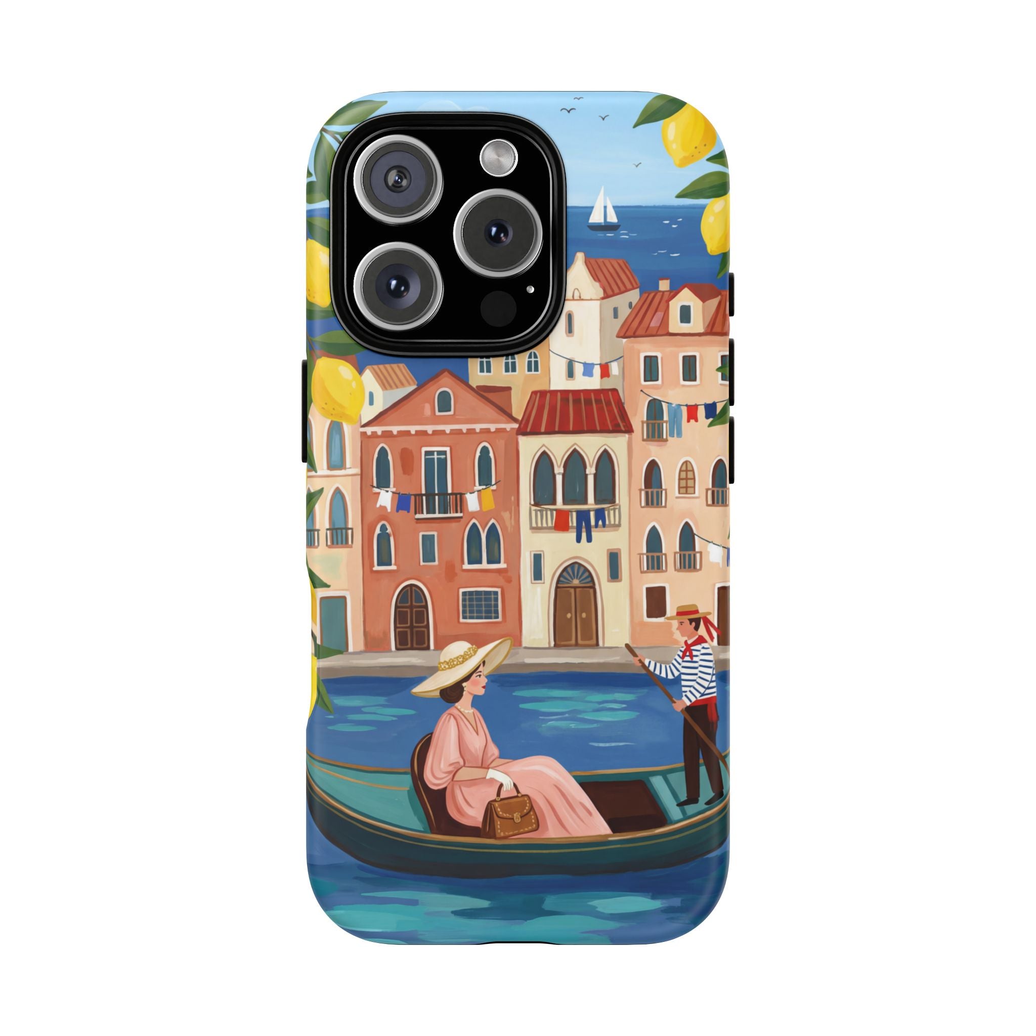 Venetian Gondola iPhone Case | Lemon Coast Waterfront Travel