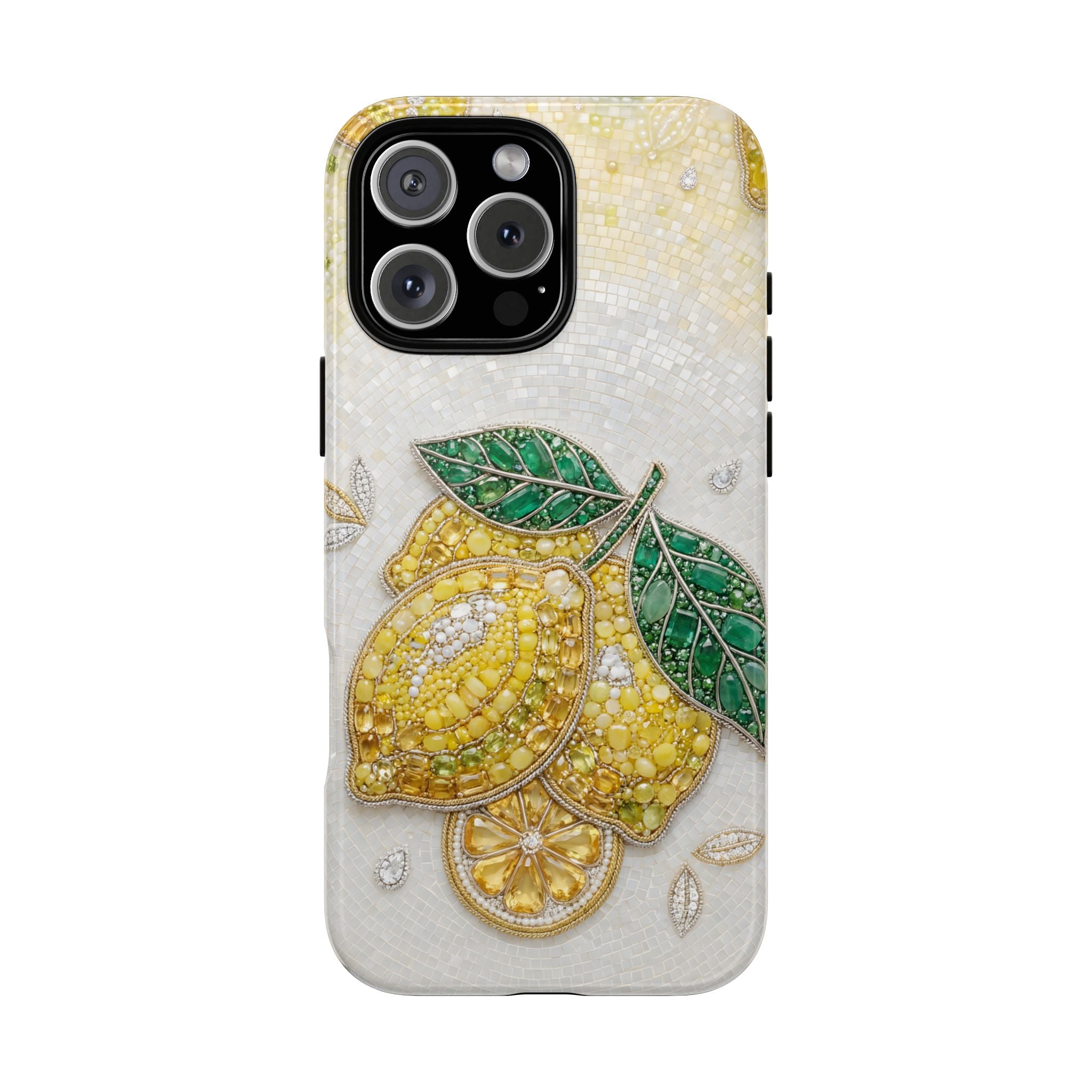 Luxe Lemon Jewel iPhone Case