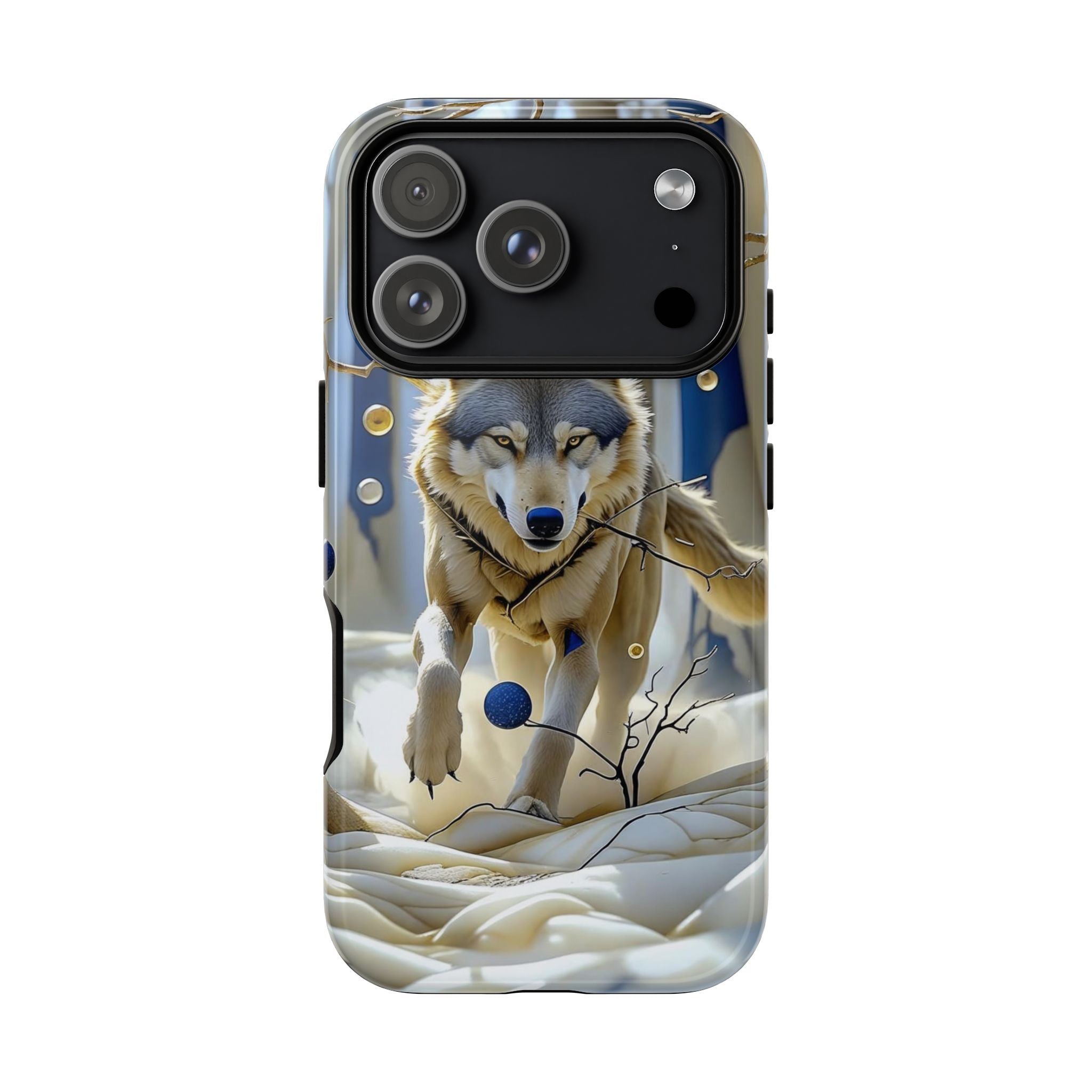 Wolf in Snow iPhone Case — Rugged Wildlife