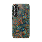 Batik Vibrant Paisley Protective Tough Samsung Galaxy Case