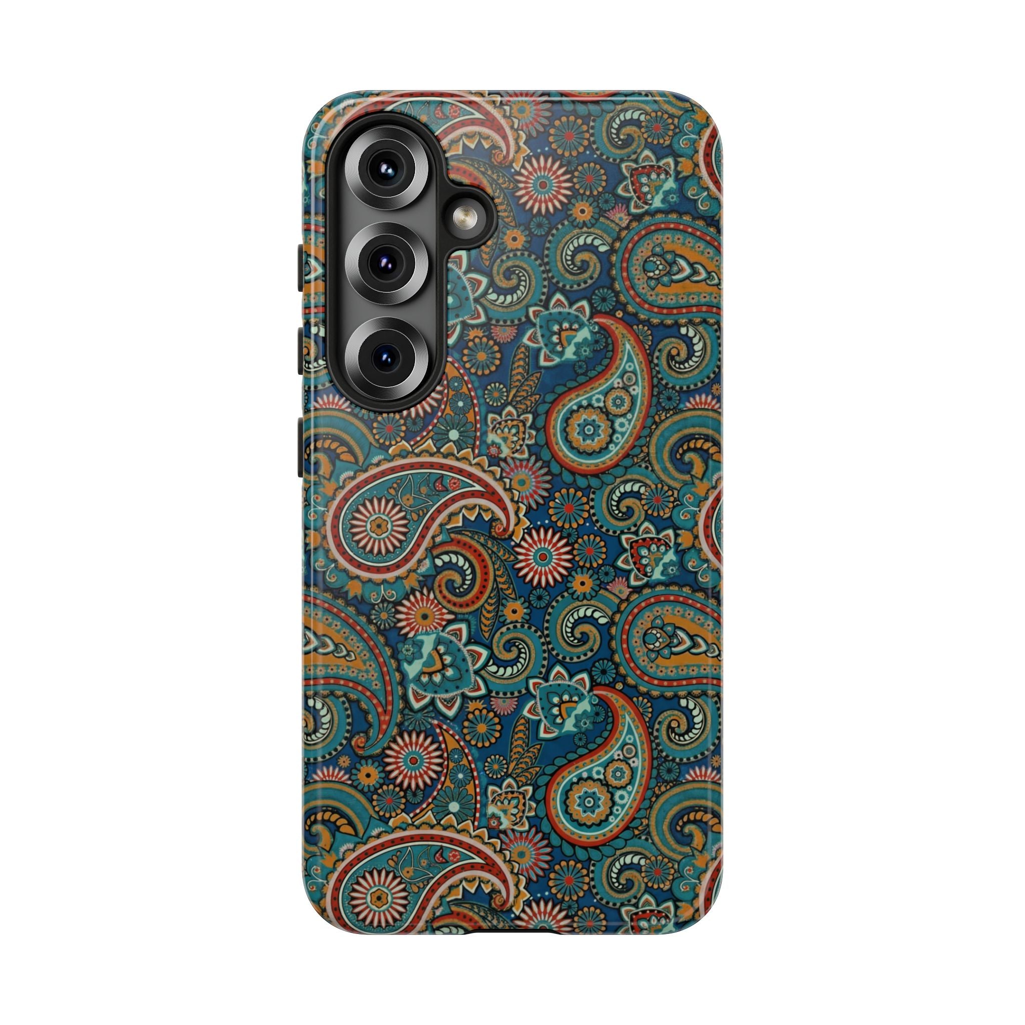 Batik Vibrant Paisley Protective Tough Samsung Galaxy Case