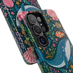 Underwater Friends Samsung Galaxy Phone Case | Whale, Octopus & Sea Life Floral Design