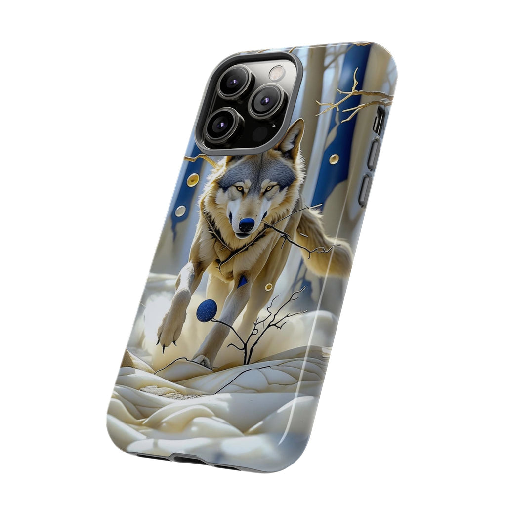 Wolf in Snow iPhone Case — Rugged Wildlife