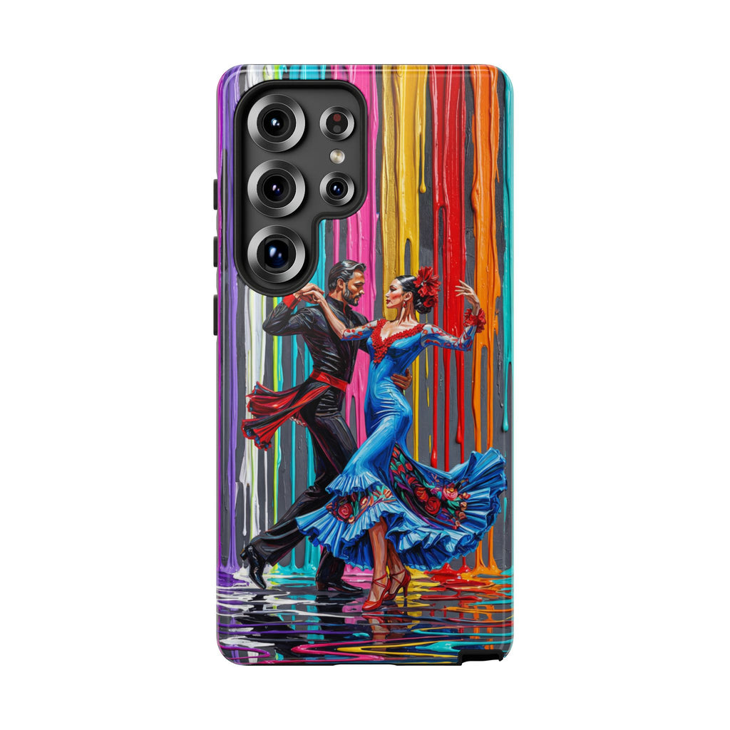 Colorful Tango Samsung Galaxy Phone Case | Vibrant Dancing Couple Art Protection