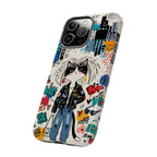 Punk City Cat Graffiti Design iPhone Case