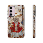 Custodia per Samsung Galaxy con motivo principessa gatto vintage