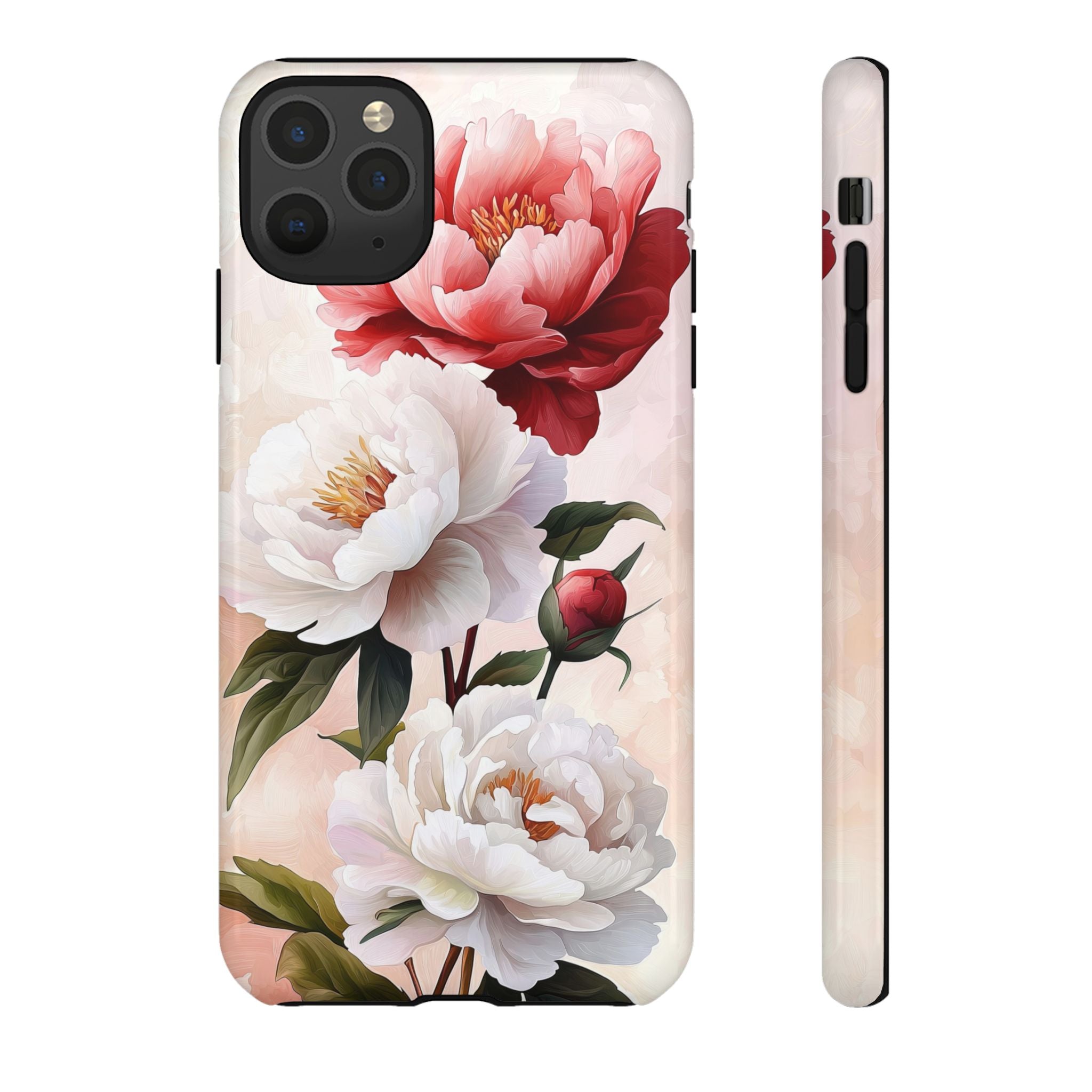 Floral Peony Tough iPhone Case