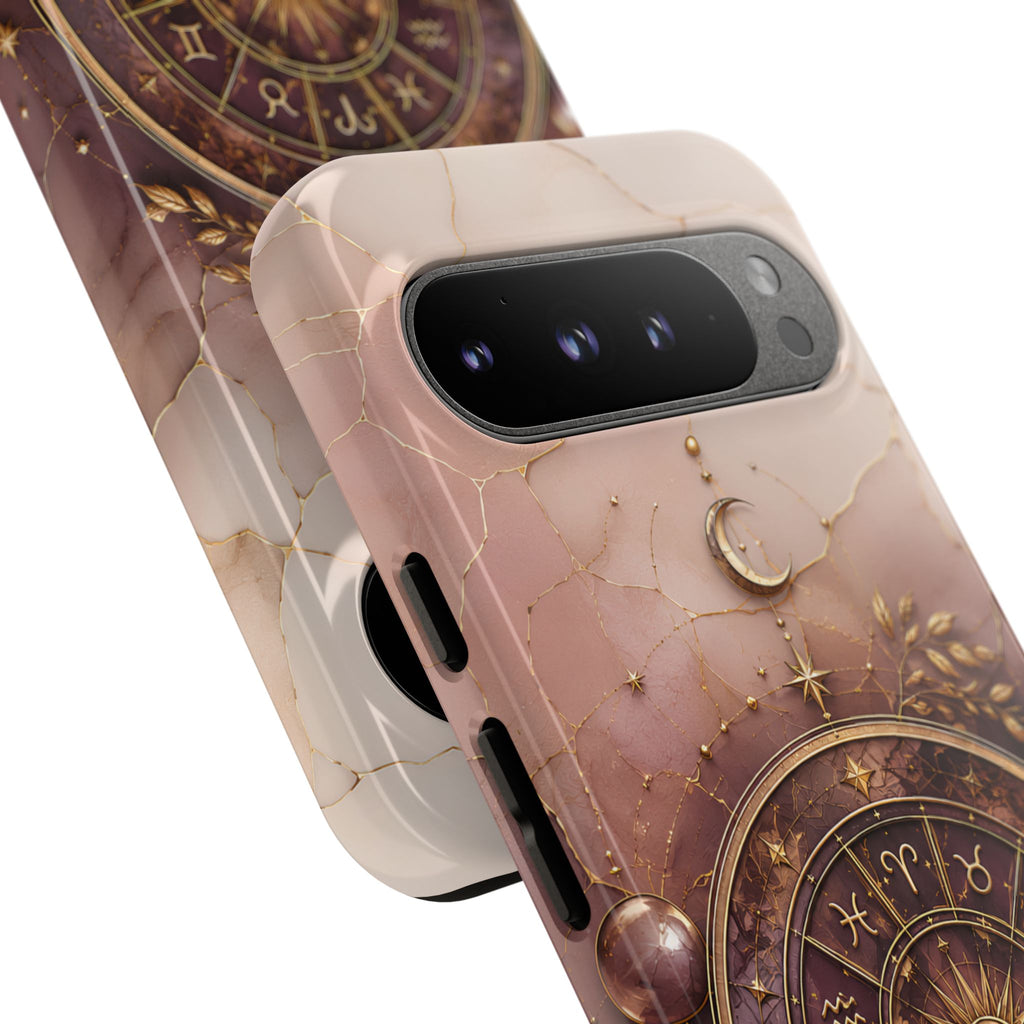 Zodiac Wheel Google Pixel Phone Case | Celestial Astrology Phone Case