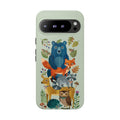 Woodland Stack Google Pixel Phone Case | Cute Bear, Fox & Owl Protective Cover