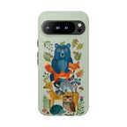 Woodland Stack Google Pixel Phone Case | Cute Bear, Fox & Owl Protective Cover