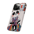 Panda Tailor iPhone Case | Cute Seamstress Cartoon