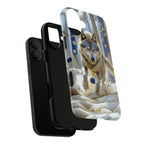 Wolf Running Tough MagSafe Protective iPhone Case
