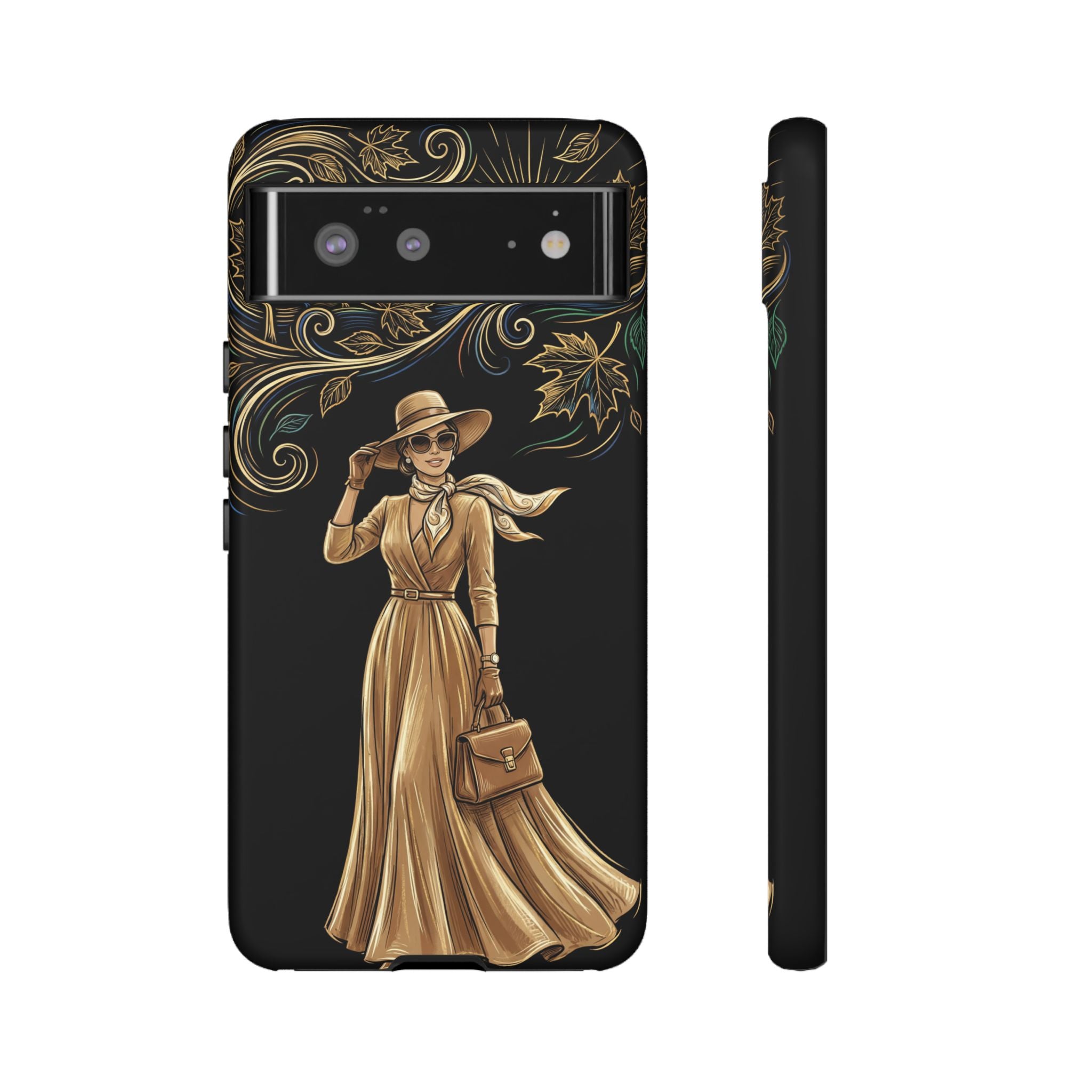 Vintage Autumn Lady Google Pixel Phone Case