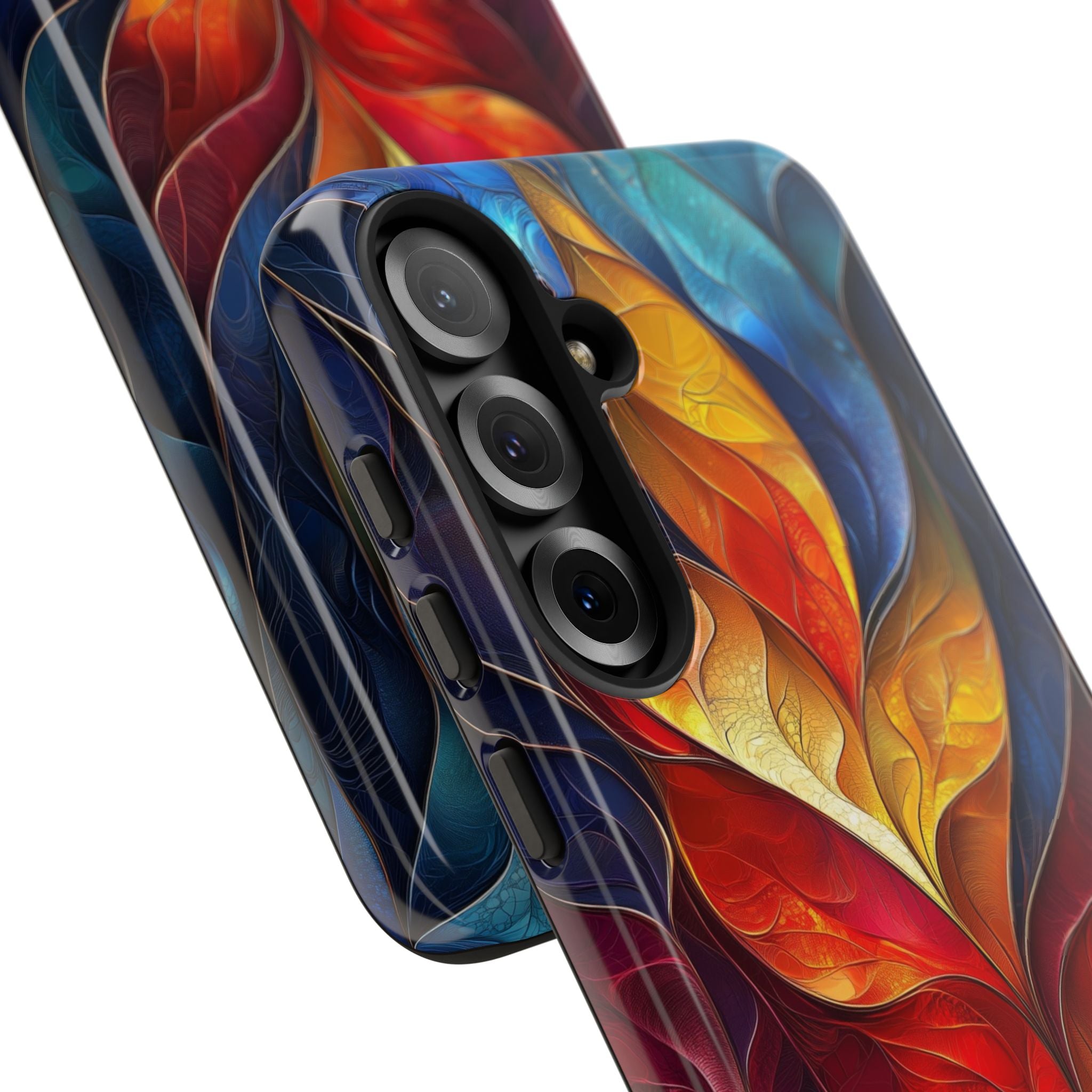 Abstract Colourful Leaf Samsung Galaxy Case