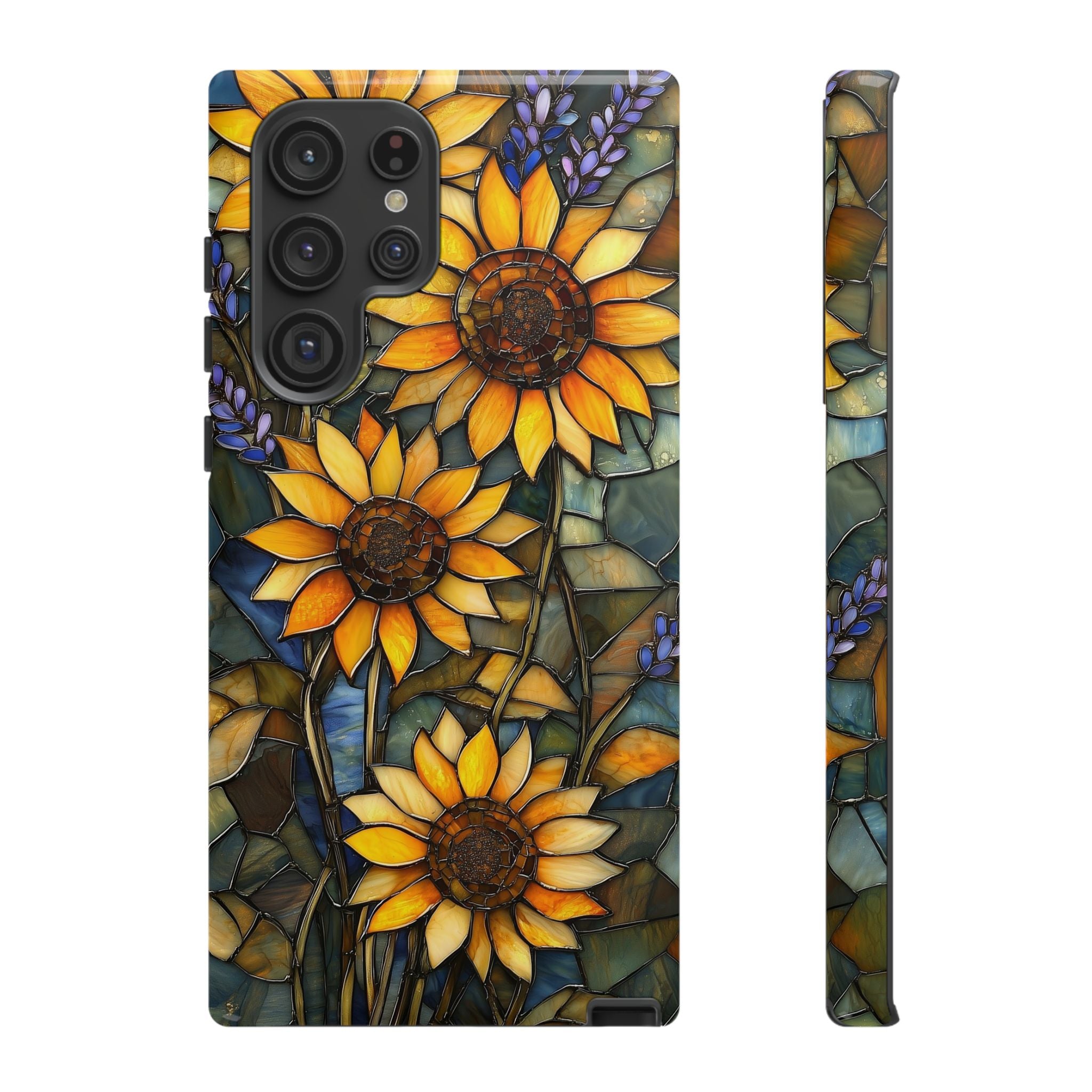 Sunflower Stained Glass Samsung Galaxy Case