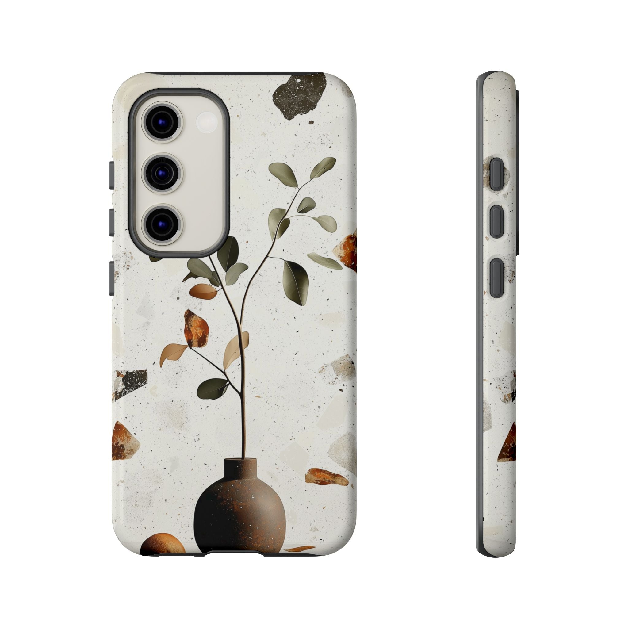 Floral Terrazzo Samsung Galaxy Case | Minimal Vase Botanical