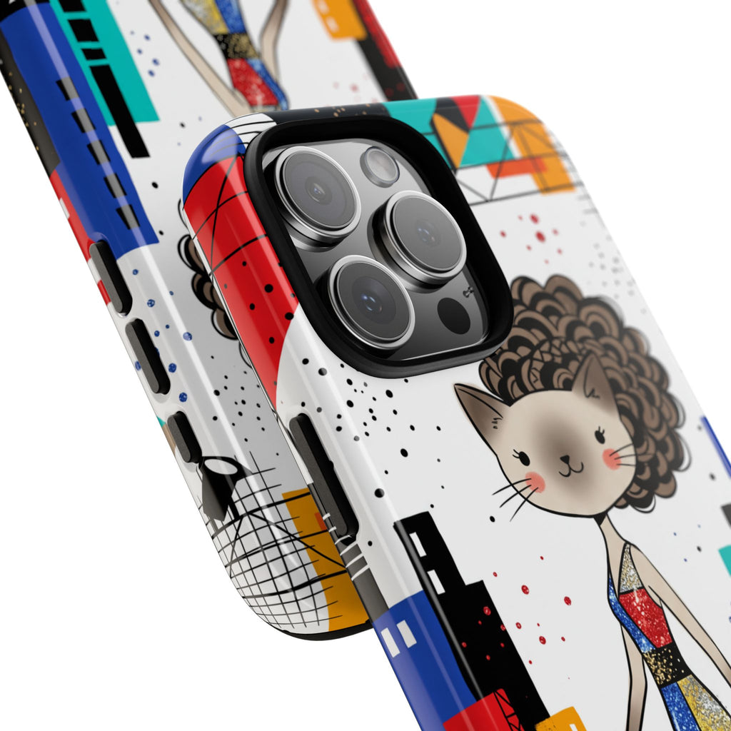 Catwalk City iPhone Case | Cute Fashion Cat