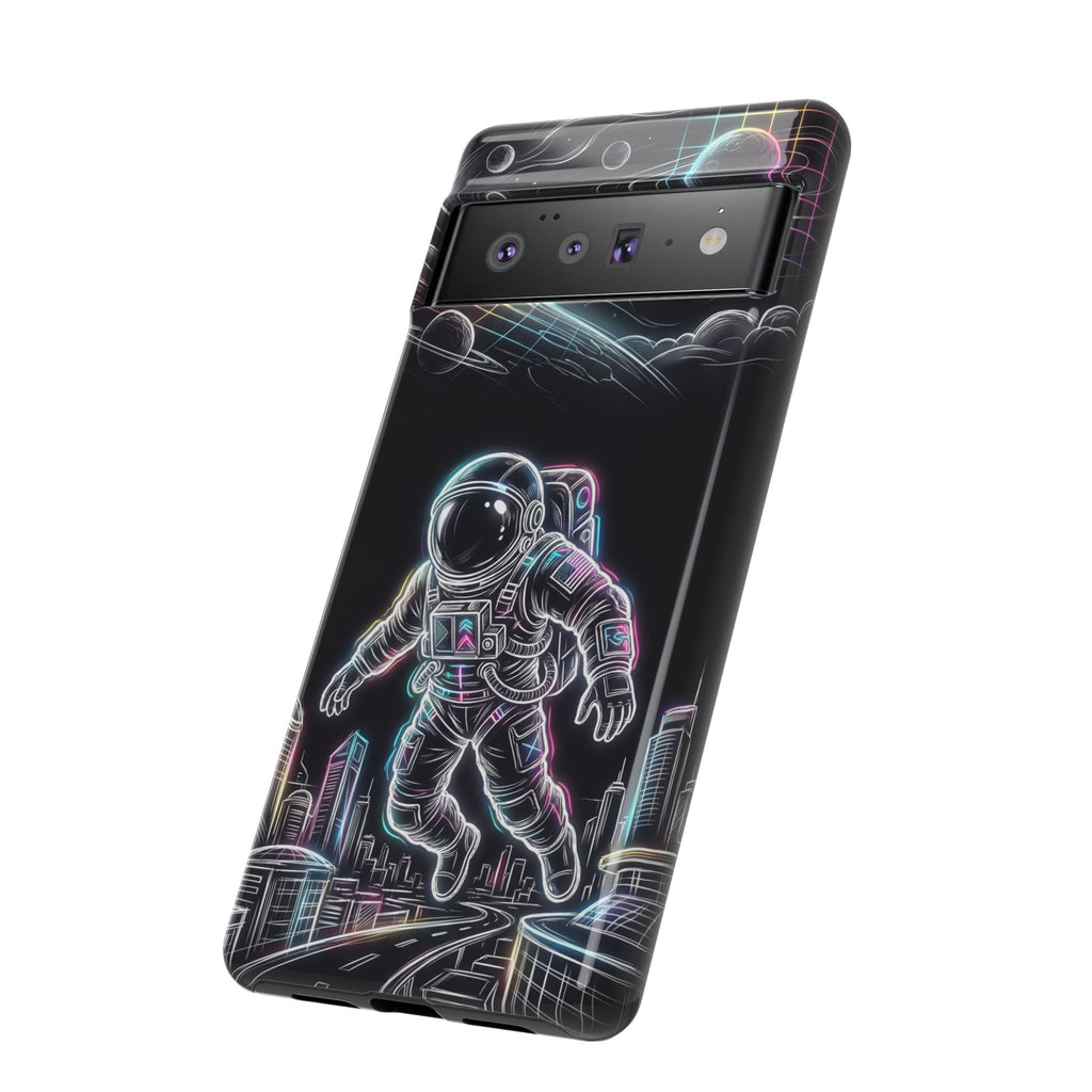 Space Explorer Astronaut Neon Google Pixel Phone Case