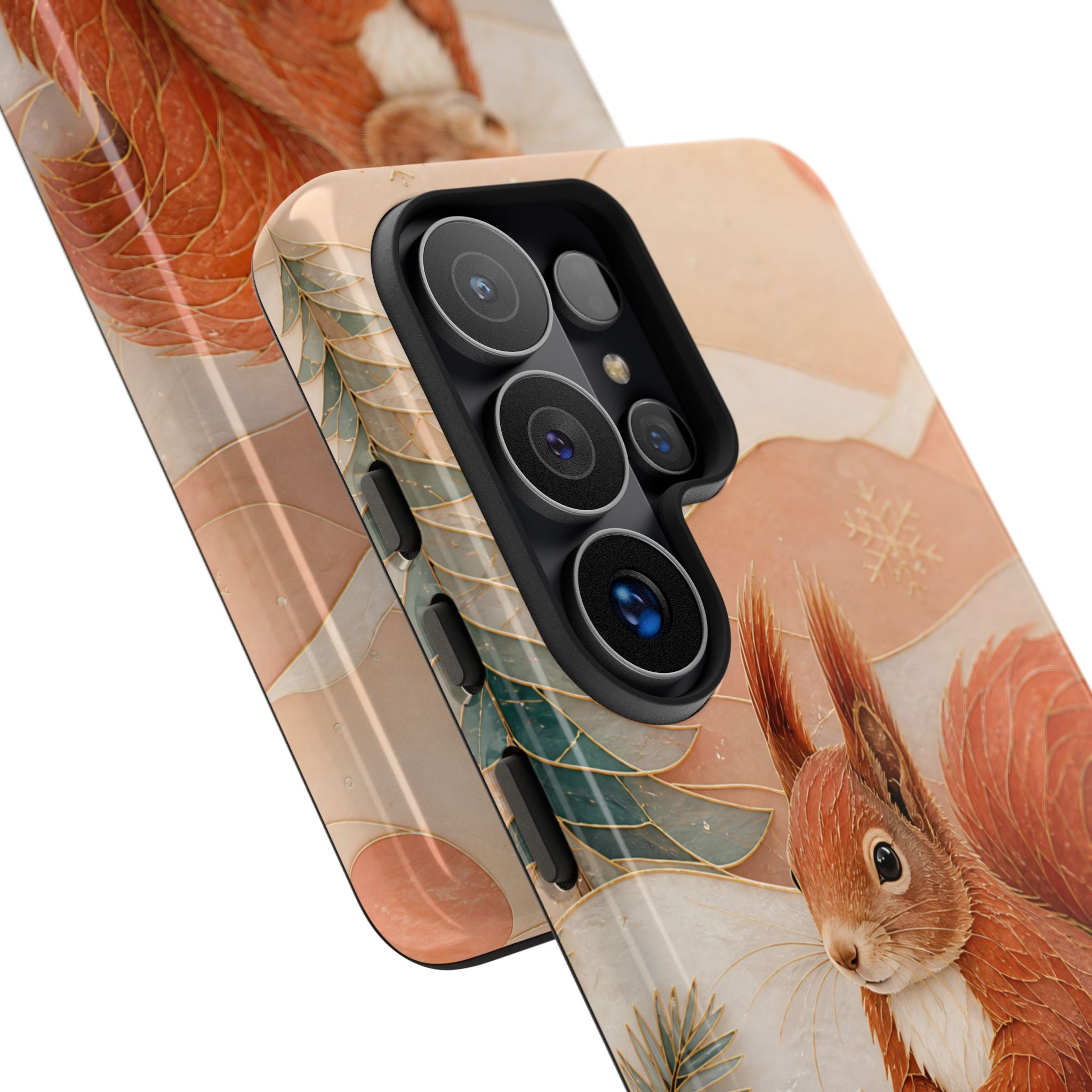 Winter Squirrel Samsung Galaxy Phone Case | Woodland Animal Phone Case