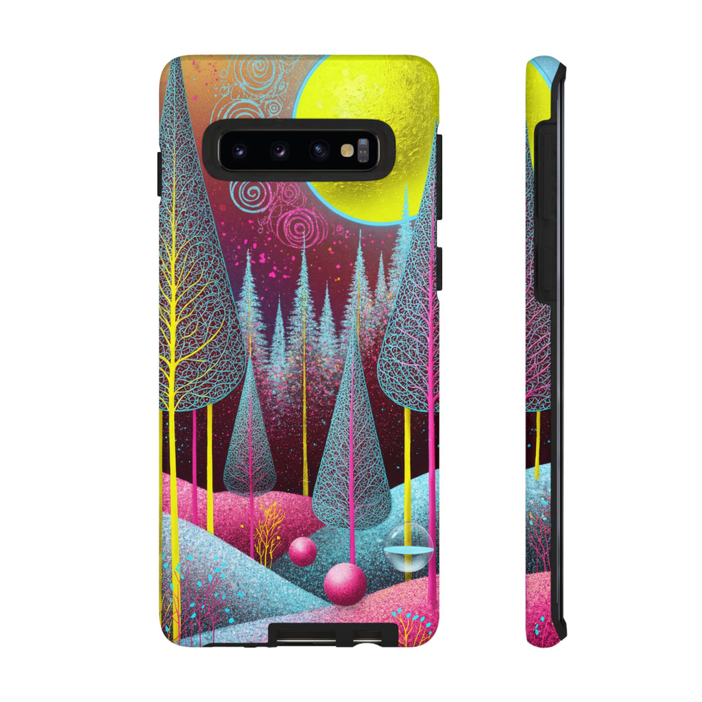 Neon Dreamscape Forest Samsung Galaxy Case