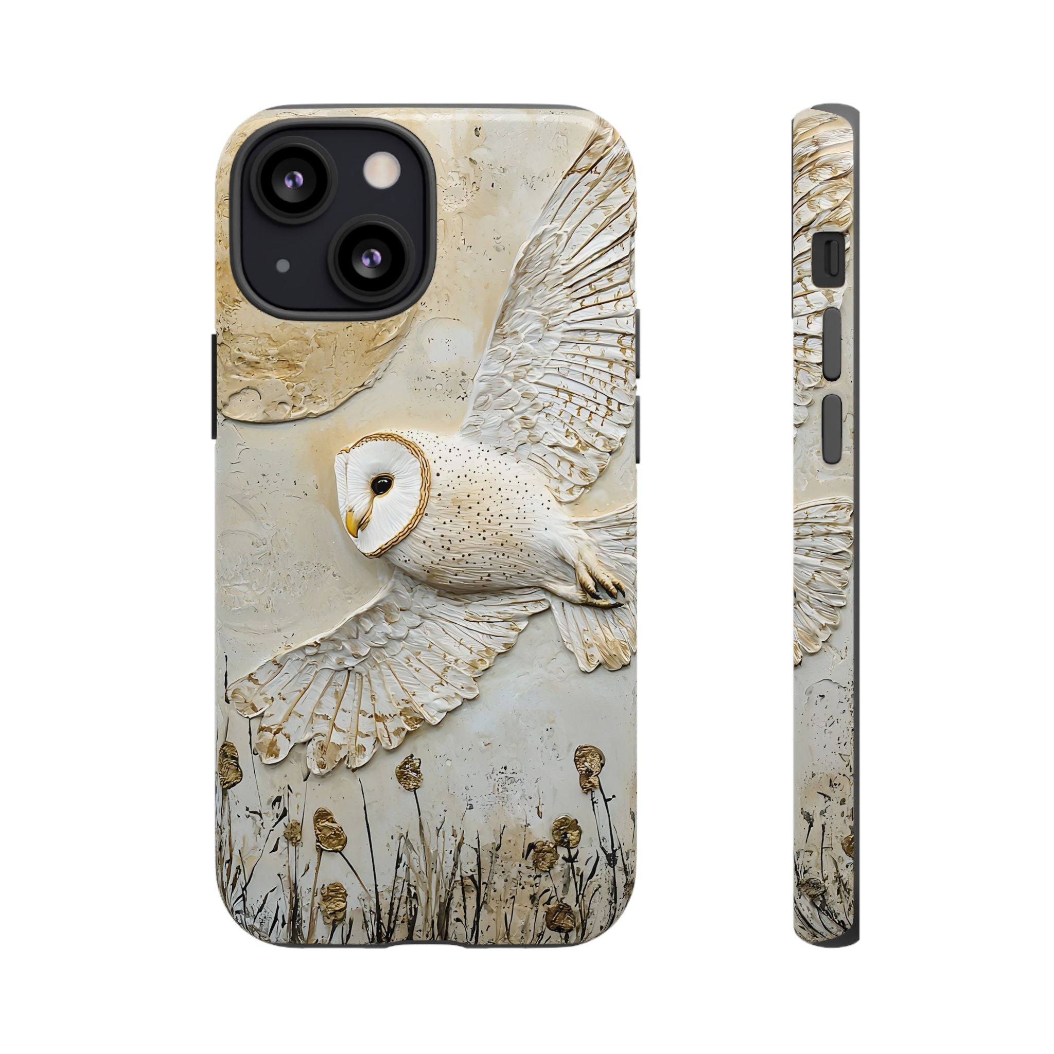 Barn Owl iPhone Case — Elegant Flying Owl Wildlife