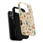 Kitchen Pattern iPhone Case | Vintage Cooking Recipe Phone Cover